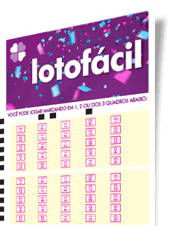 Bilhete da Lotofácil.